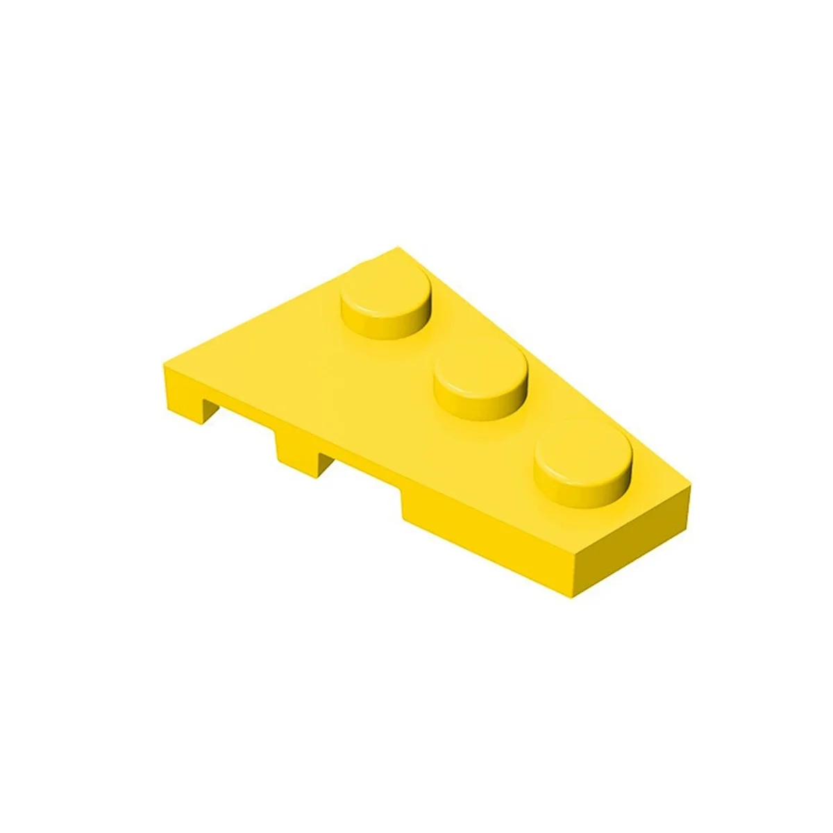 10PCS Puzzle Particle 43722 Wedge 3x2 Right Building Blocks Plate Board Brick Educational Toys Birthday Gifts