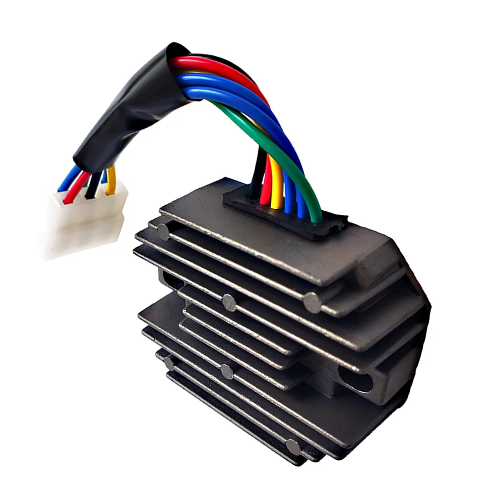 6 Pin Voltage Regulator Rectifier 18270169-A 19267-64600 19267-64600-A For Grassho er 1822D 718D 721D 721G John Deere Tractor