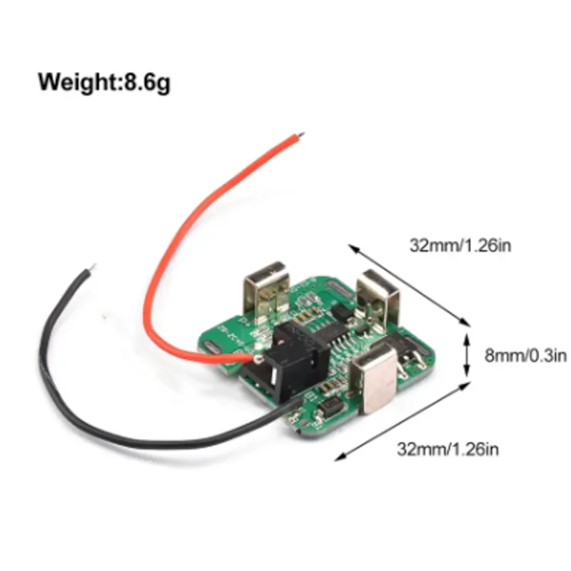 BMS 4S 16.8V 30A 18650 Li-ion Lithium Battery Protection Board PCB PCM Power Bank Charging Integrated Circuits with Wire