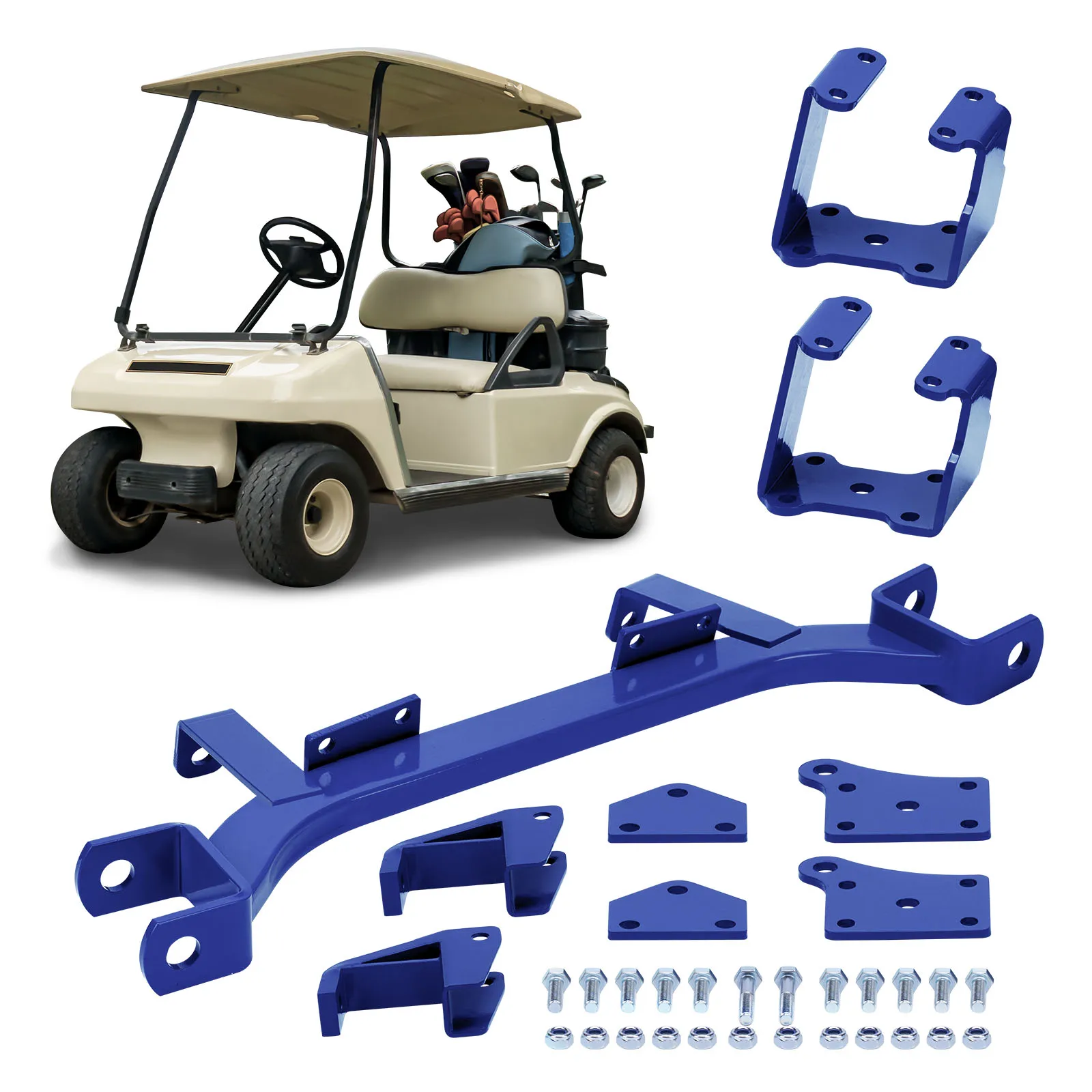 6inch Drop Axle Lift Kit for EZGO TXT Golf Cart 1995-2001 1996 1997 1998 1999