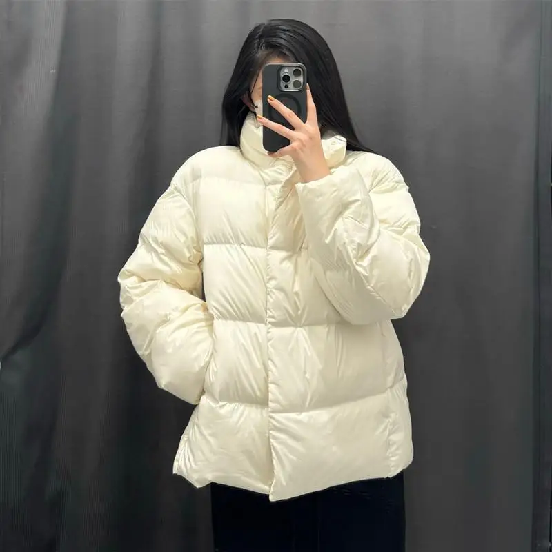 سترة نسائية معطف حراري سحابة أسفل معطف الخريف الشتاء عارضة