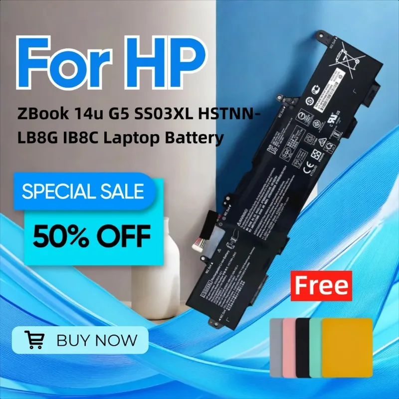 

Для HP ZBook 14u G5 SS03XL HSTNN-LB8G IB8C аккумулятор для ноутбука подает коврик для мыши
