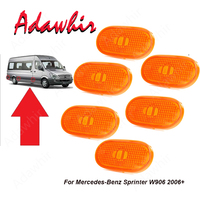 6X Car Side Marker Lamps for Mercedes-Benz Sprinter W906 2006-2018 A0038202956 Side Fender Signal Clearance Lights