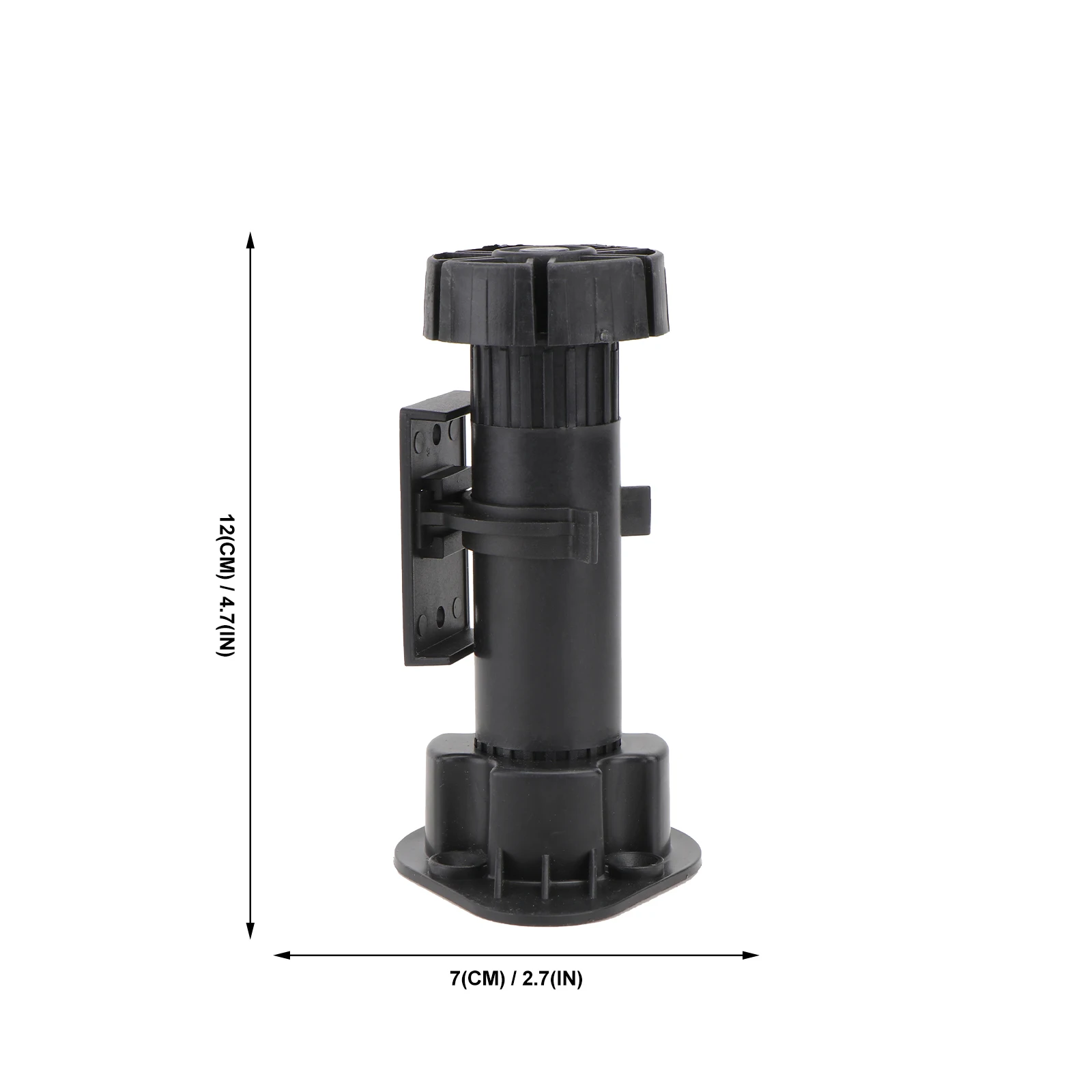 

Plastic Cabinet Feet Foot Furniture Support Sofa Legs Tea Table Black Adjustable