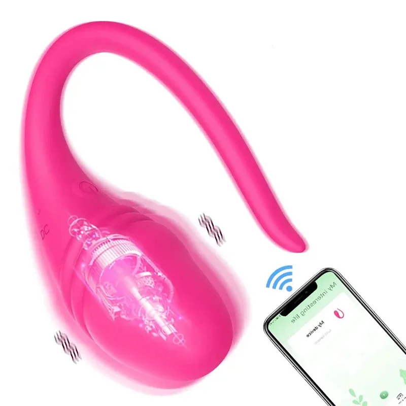 Bluetooths-consolador vibrador de huevo para mujer, juguete sexual femenino con Control remoto por aplicación, bragas de huevo vibrador, tienda de adultos