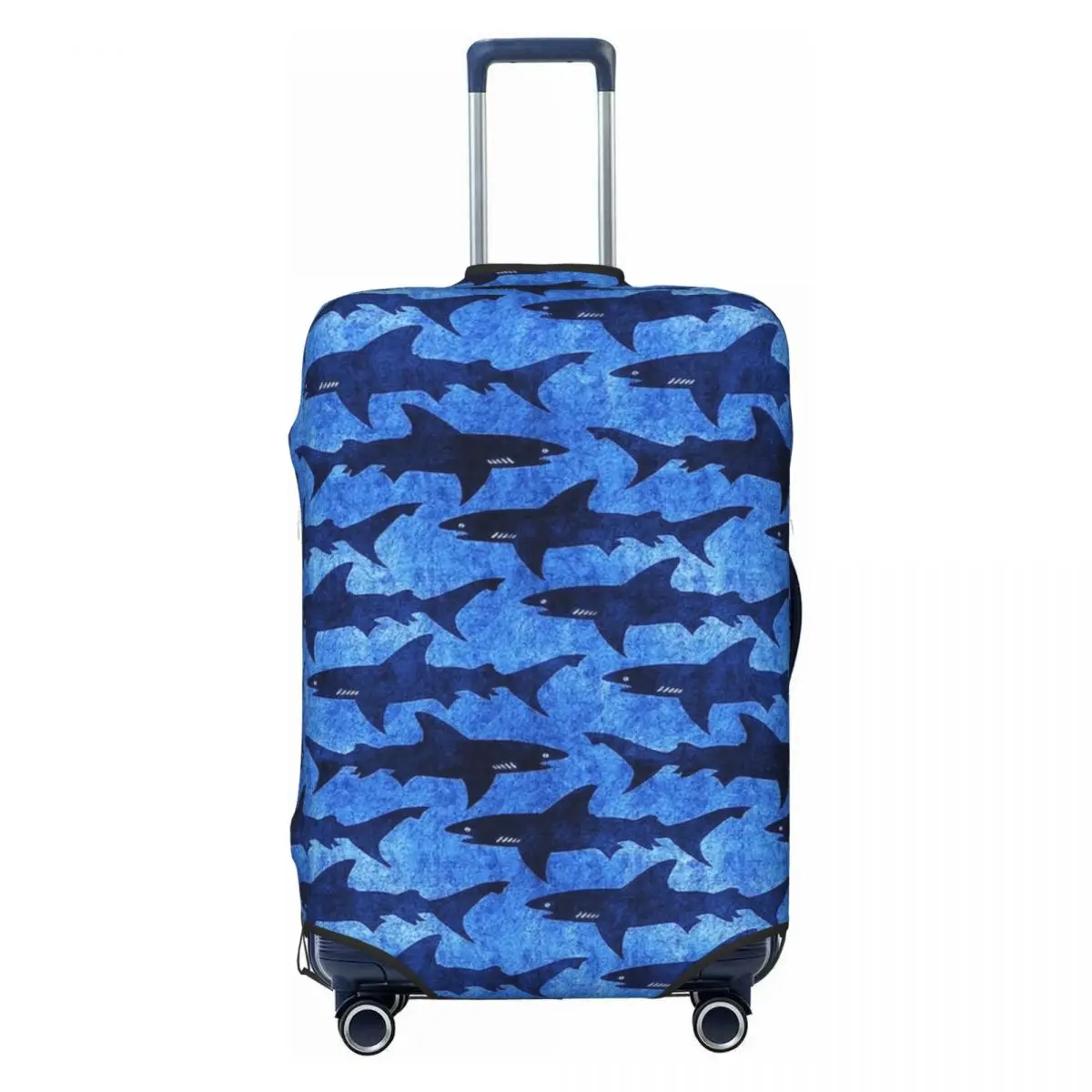 

Чехол для чемодана с изображением океанской животной и акулы, моющиеся дорожные чехлы для багажа 18-32 дюймов
