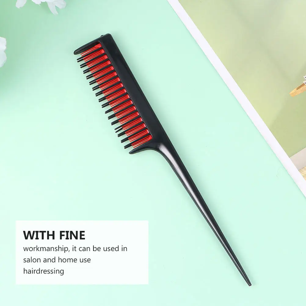 

5Pcs Hairdressing Comb Professional Hair Dye Comb High Temp Resistant Firm Grip Pointed Handle for Salon and Home Use