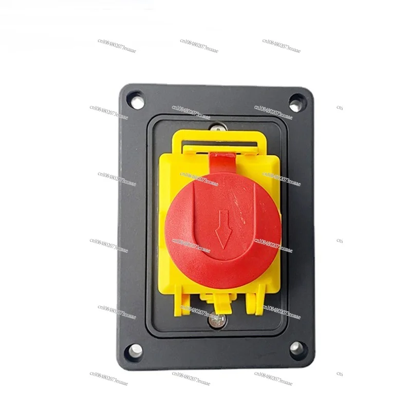 YCZ4-B large mounting plate electromagnetic type 400V 7pin power failure protection emergency stop button switch instead KJD18