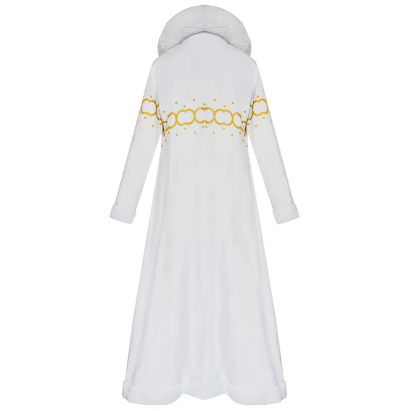 Traje de Cosplay de One Nico Robin para niñas, Abrigo largo con Cuello de piel, traje de Carnaval de Halloween