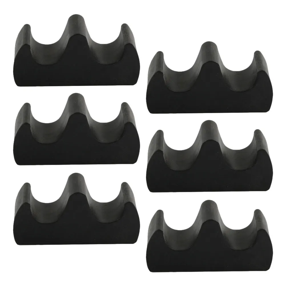 

6Pcs Brush Pen Holder Calligraphy Brush Rack Sturdy Plastic Material Long Term Use Pen Storage Solution Decorative Writing