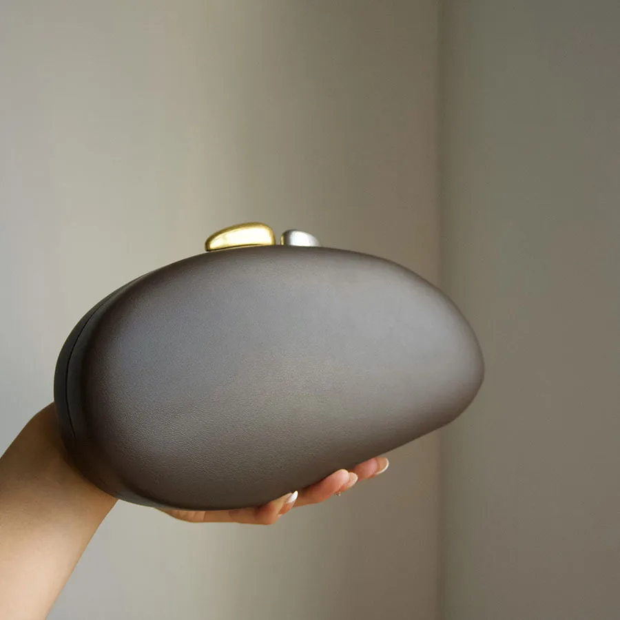 

Новая матовая акриловая сумка из гусиных яиц специальной формы, модный и простой клатч для ужина