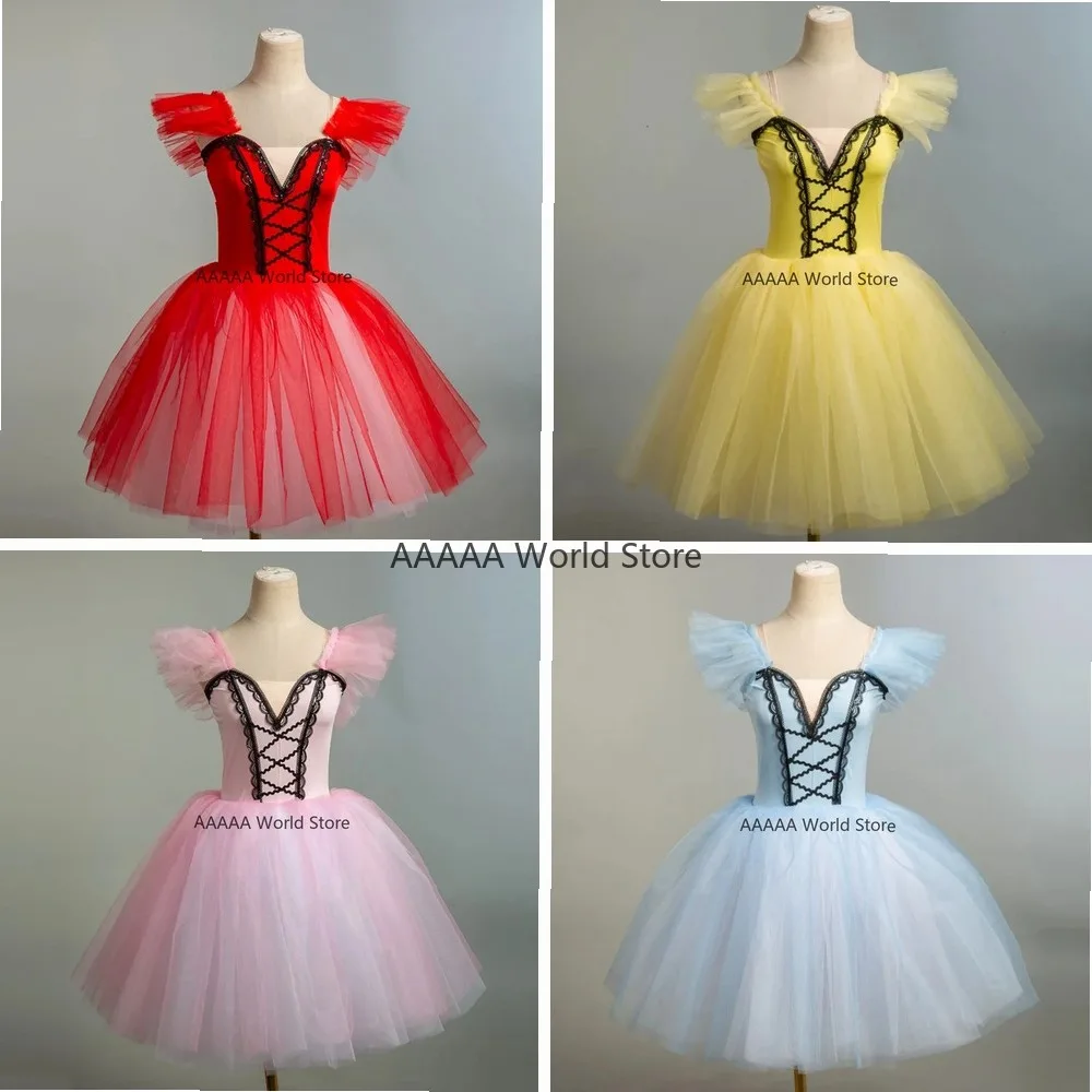 

Fairy Tutu Ballet Leotard for Girls Princess Cosplay Dance Costume Performance Dress Stage Wear Kids Clothing