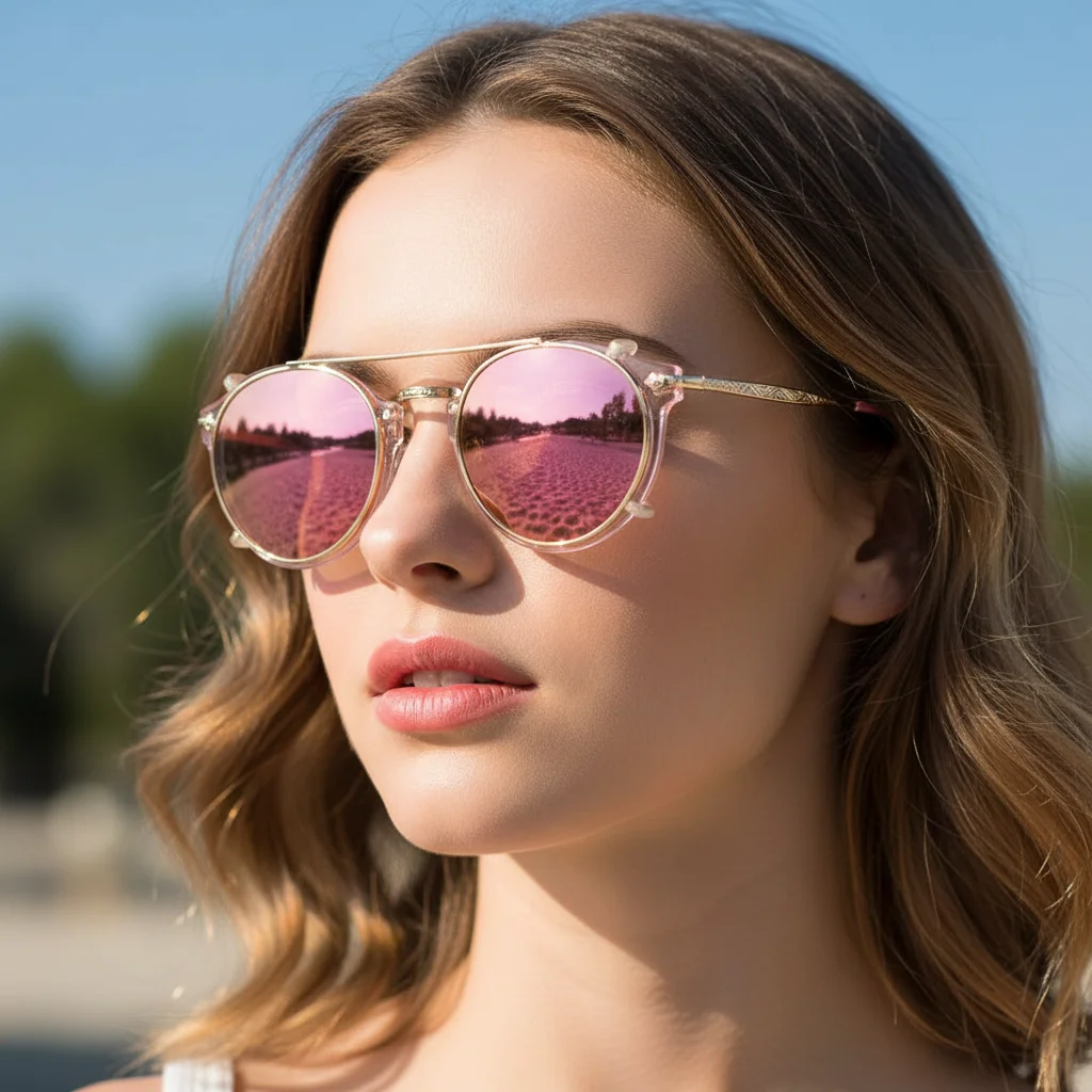 

Double Layer Steampunk Flip-Up Sunglasses Two Usage Flip Cover Computer Eyeglasses Black Shades Glasses Outdoor Sunglasses