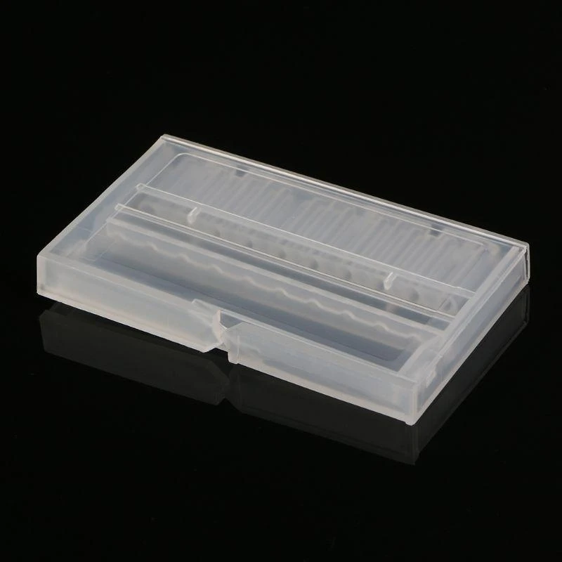 Bit per trapano per unghie da 10 fori per casella plastica in plastica per fresature a scatola vuota HoldE C7AC