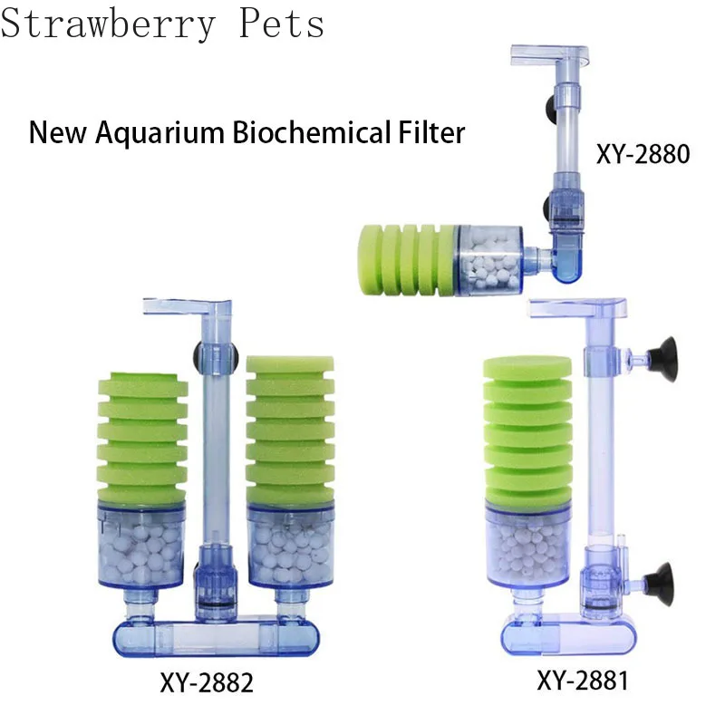 New Aquarium Filter for Aquarium Fish Tank Air Pump Skimmer Biochemical Sponge Filter Aquarium Bio Filter Filtro Aquario