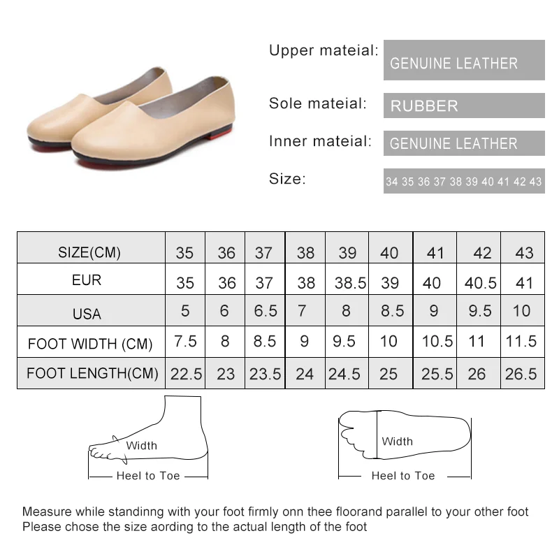 AIYUQI Women Flats Shoes Genuine Leather Ladies Shoes Large Size 41 42 43 Casual Lightweight non-slip 2024 New Women Loafers