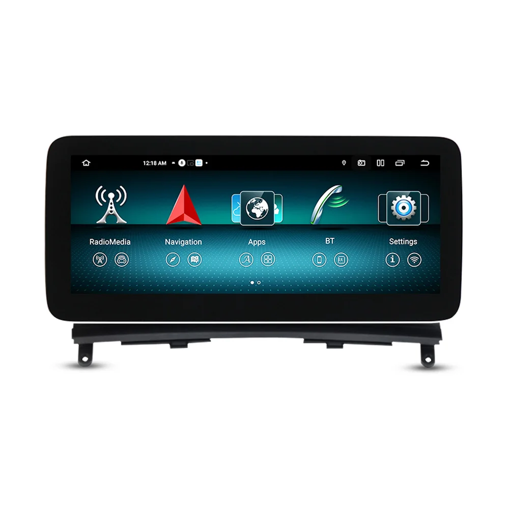 MEKEDE EU lager 12 + 256G Android 14 Auto CarPlay Für Benz C Klasse W204 S204 2008 -2010 NTG 4,0 GPS Auto Radio Intelligente Systeme