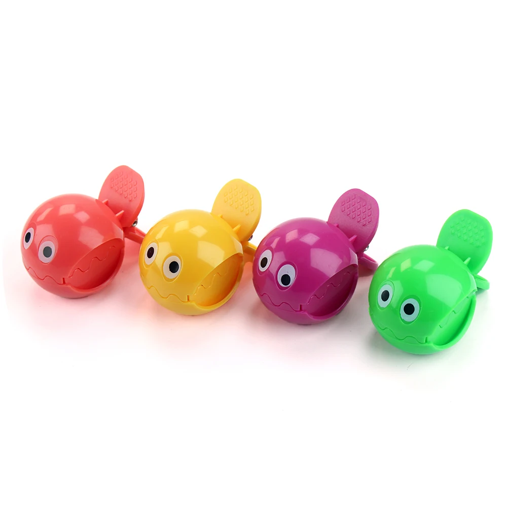 Cute cartoon fish style student office single hole plastic hand-held pencil sharpener  704A