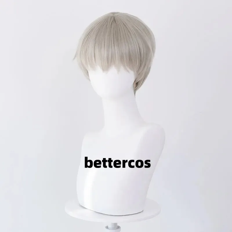 Inumaki Toge أنيمي تأثيري 28 سنتيمتر قصيرة مقاومة للحرارة الشعر دور اللعب الباروكات + غطاء شعر مستعار XGD ، ؛ 7 ؛ FG5F