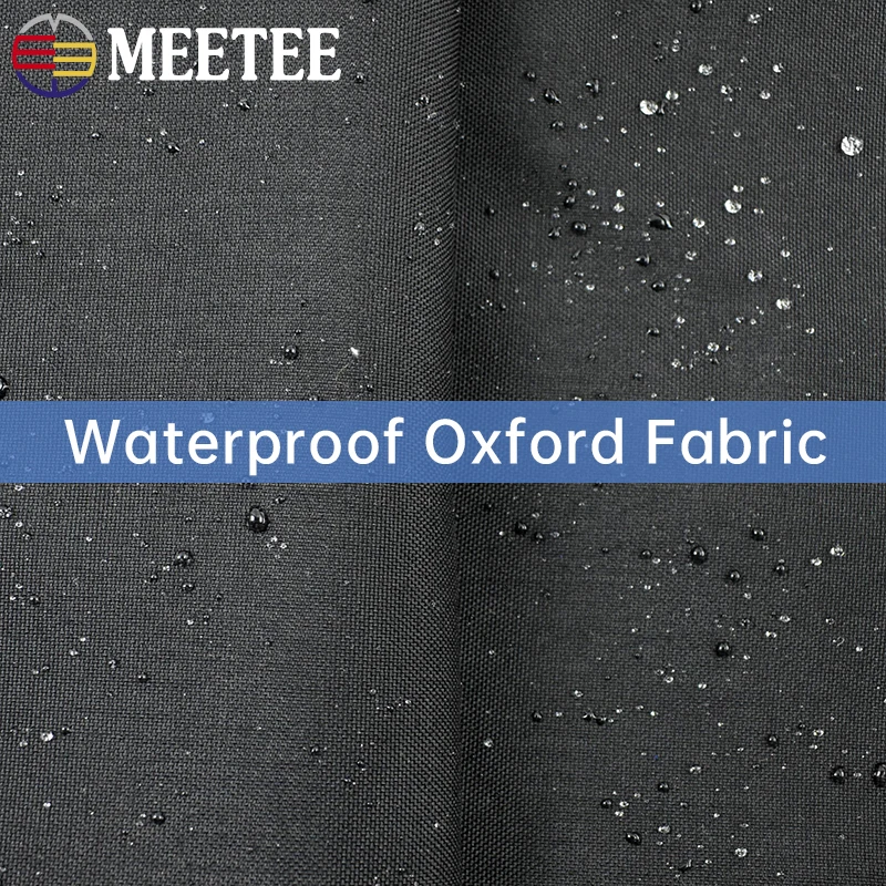 

100x150cm 1000D Oxford Waterproof Fabrics for Sewing Outdoor Clothes Luggage 0.7mm Thick Black Cloth Tent Fabric DIY Accessories