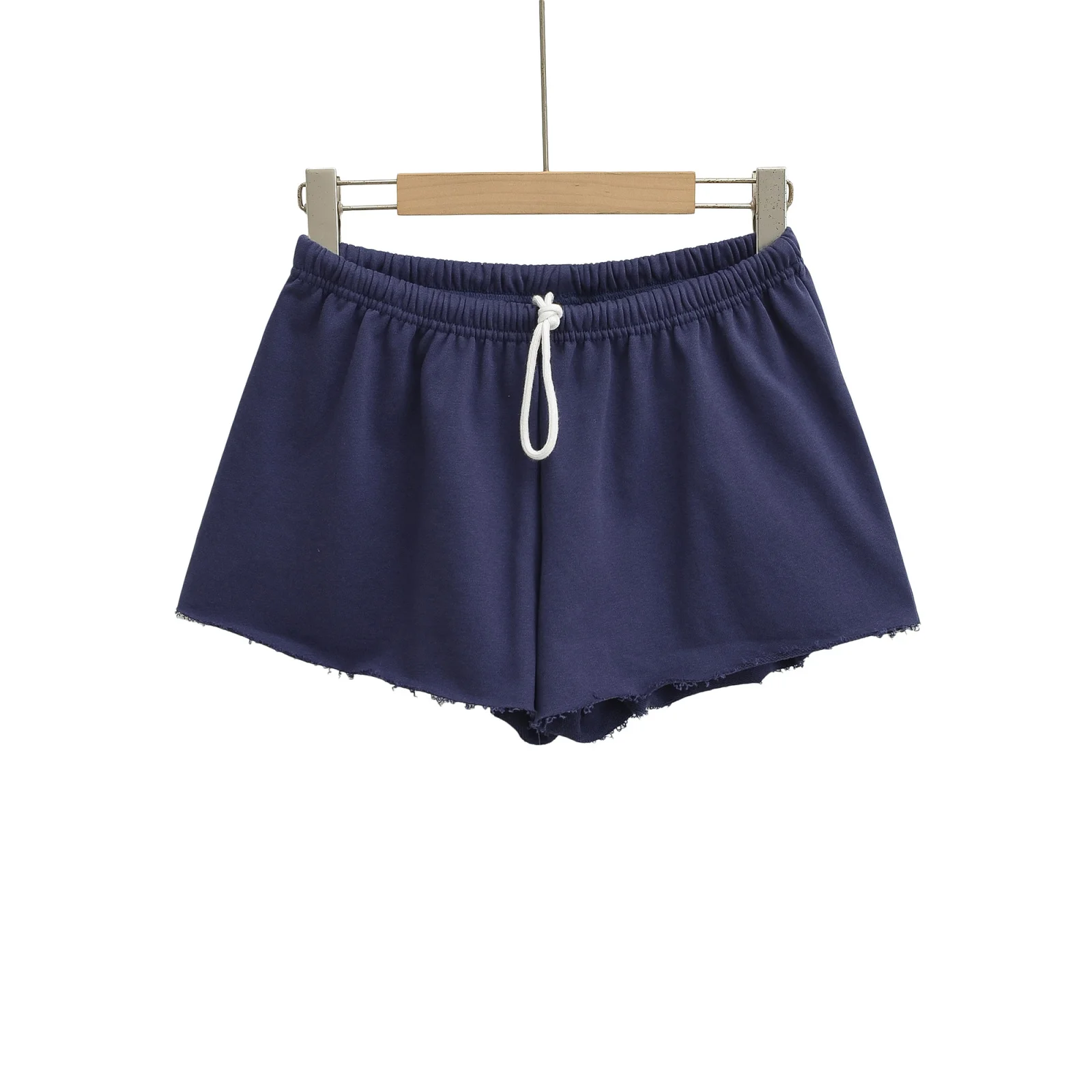 American Sle taille basse a-ligne conception découpé pull ort pantalon pantalons décontractés pantalons chauds coupe ample minceur jambe allongement