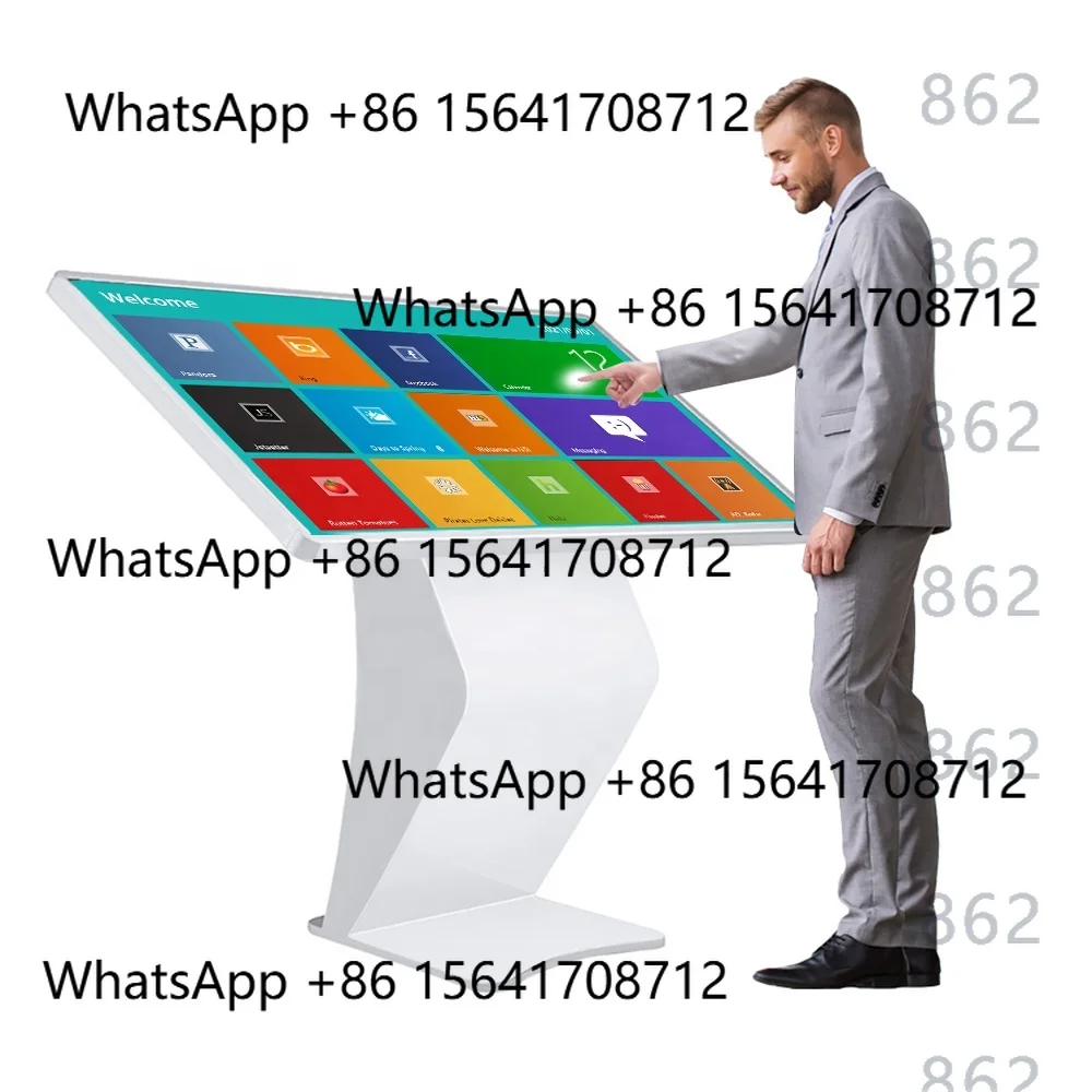 أفقية الكل في واحد شاشة تعمل باللمس كشك الخدمة الذاتية 10 نقاط نظام أندرويد نظام Win 32 "شاشة LED 1920*1080 #1