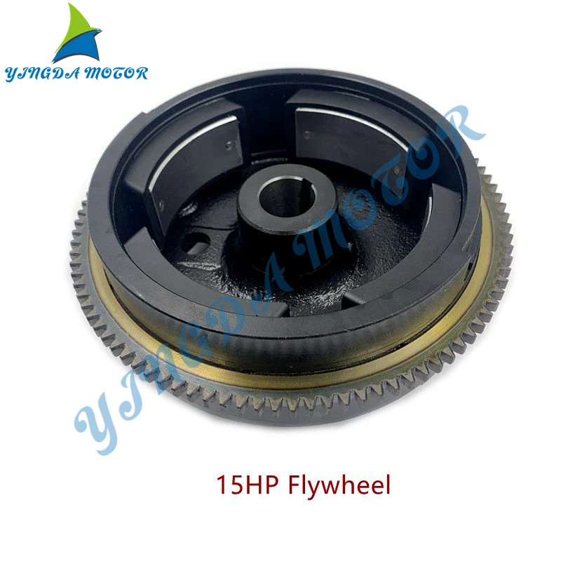 61T-85550-10-00 ROTOR ASSEMBLY,Flywheel For Yamaha Outboard 15HP 30HP F20 40HP 60HP 85HP