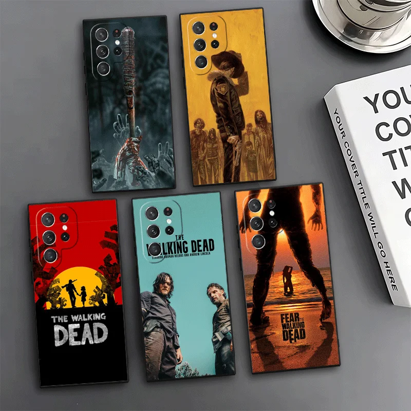 The Walking Deads Phone Case For Samsung Galaxy S24 S25 S26 Ultra S23 Plus S22 S21 FE S20 + Edge Pattern Customized Cover