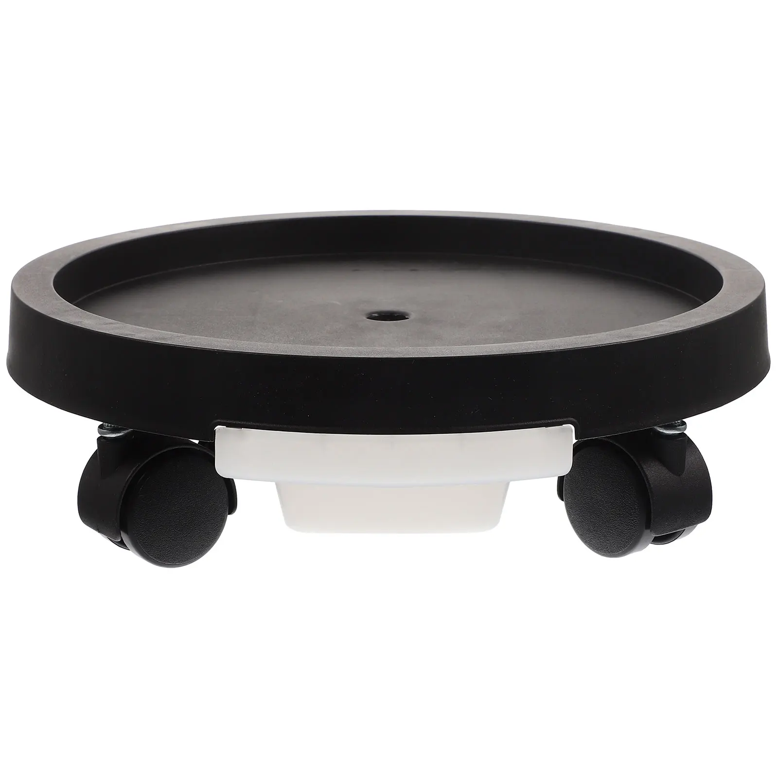 

Flowerpot Tray Casters Small Potted Plant Trays Black 300# PP Plant Pot Trays Movable Wheels Rolling Trolley Garden