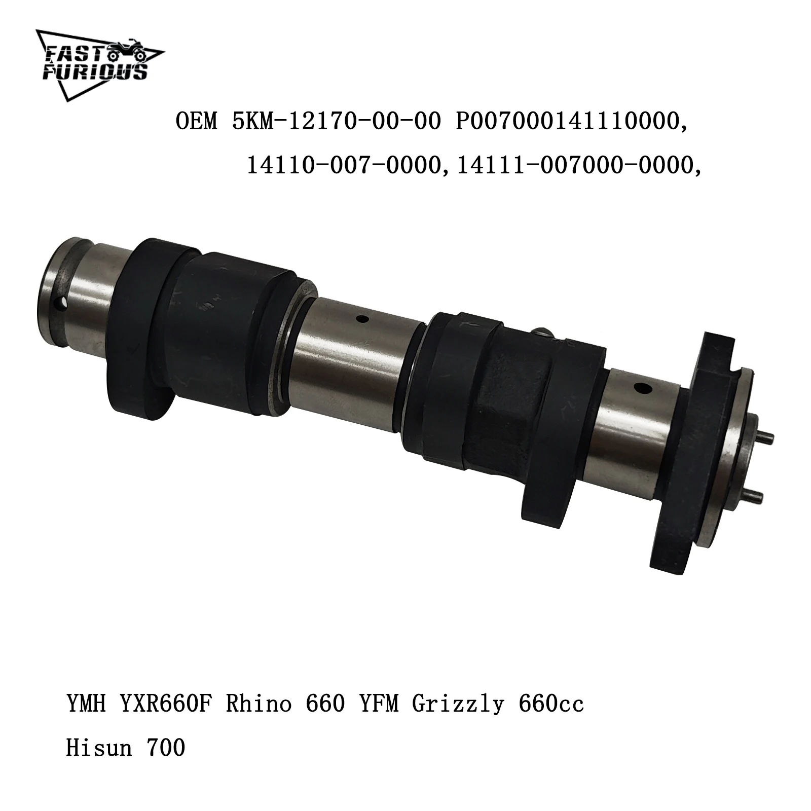 Camshaft Assy for 5KM-12170-00-00 P007000141110000 For Hisun 700 Grizzly 660 YFM660 Rhino 660 YXR660