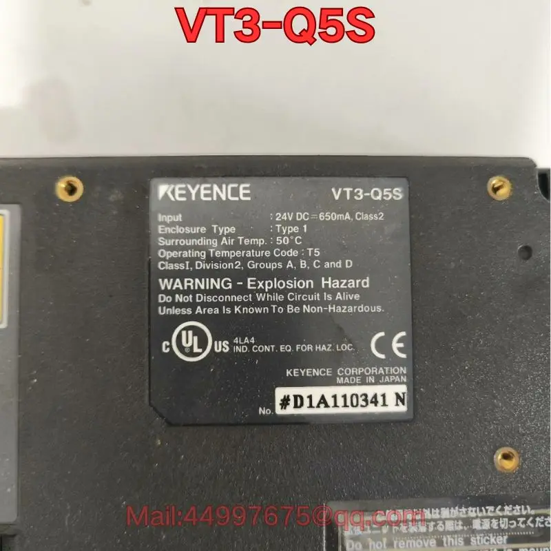

Second-hand VT3-Q5S touch screen function test is normal Guaranteed quality Latest Pricing for 2026