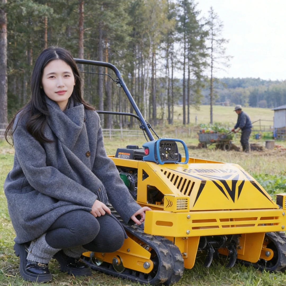 

Customized high-horsepower remote control system for all-terrain grass cutting and mowing machines for farms