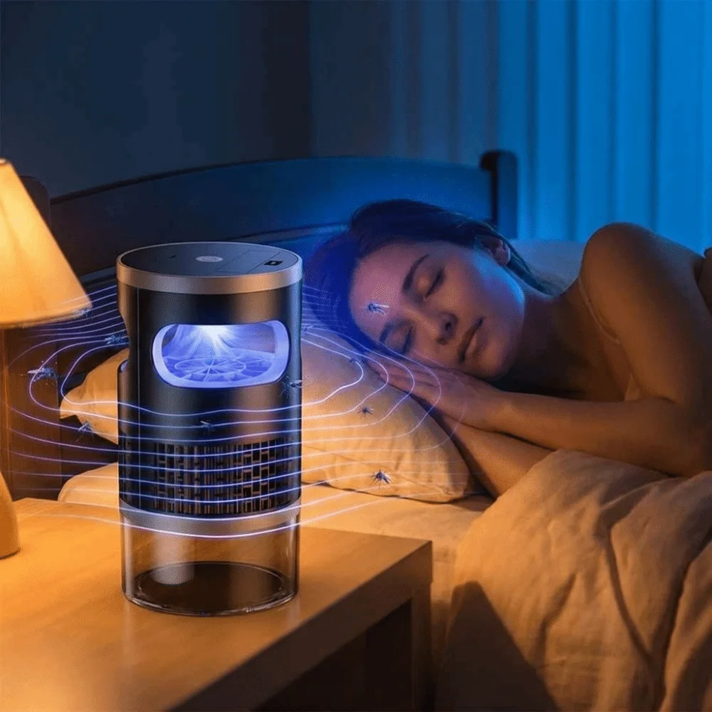 両用蚊取りランプ-妊婦にも安全な蚊よけ虫除け-ledナイトライト付き-プラグイン式電気虫除けライト