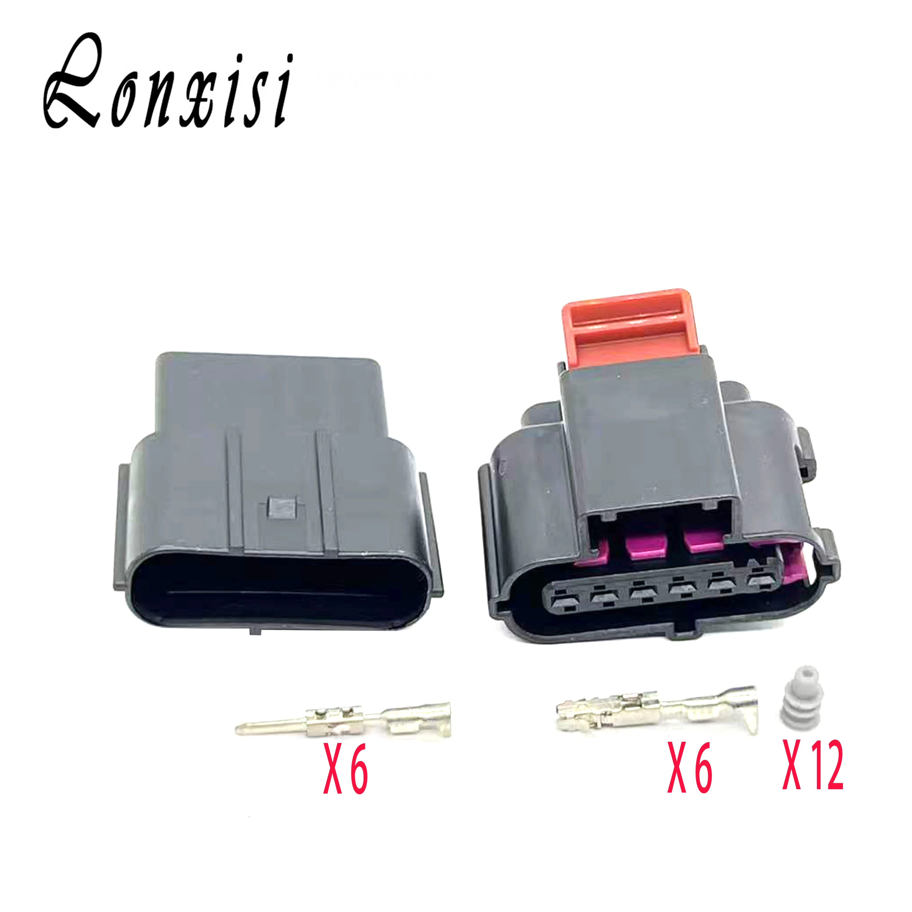 

1/5/10/20 Sets 6 Pin 8K0973706 Automobile Waterproof Accelerator Throttle Pedal Plug 1K0973706 Connector For Audi VW Skoda VOLVO