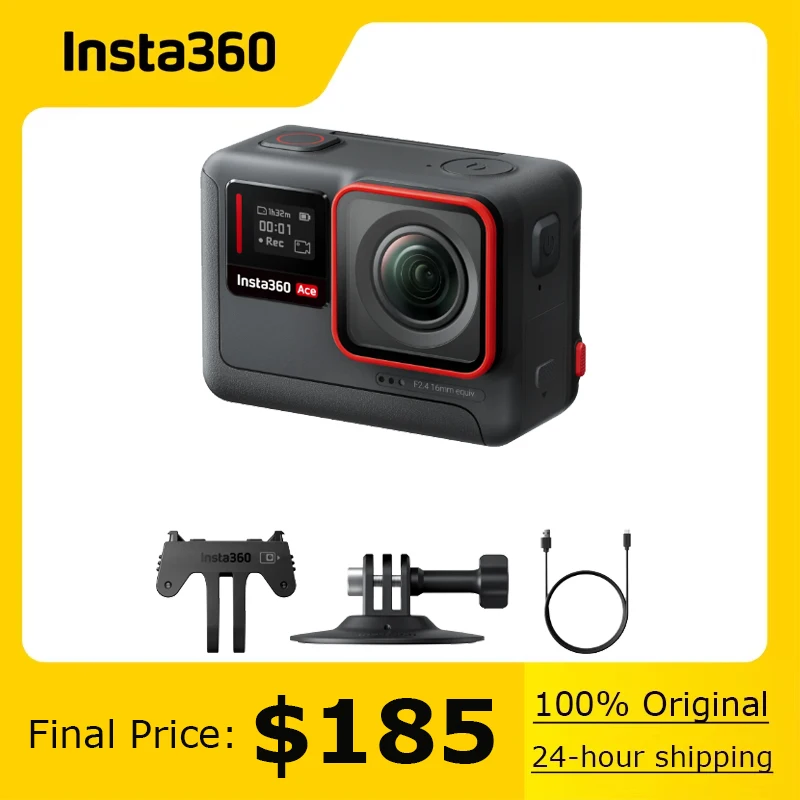 Original Insta360 Ace - 4K120fps Waterproof Action Camera, 1/2