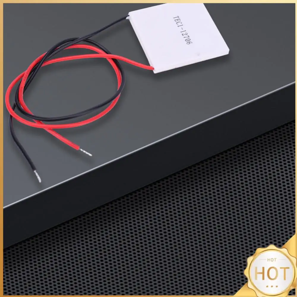 

TEC1-12706 Полупроводниковые холодильные планшеты 65 Вт 12 В 5,8 А Охлаждающий модуль пластины Пельтье 40x40 мм для генерации электроэнергии