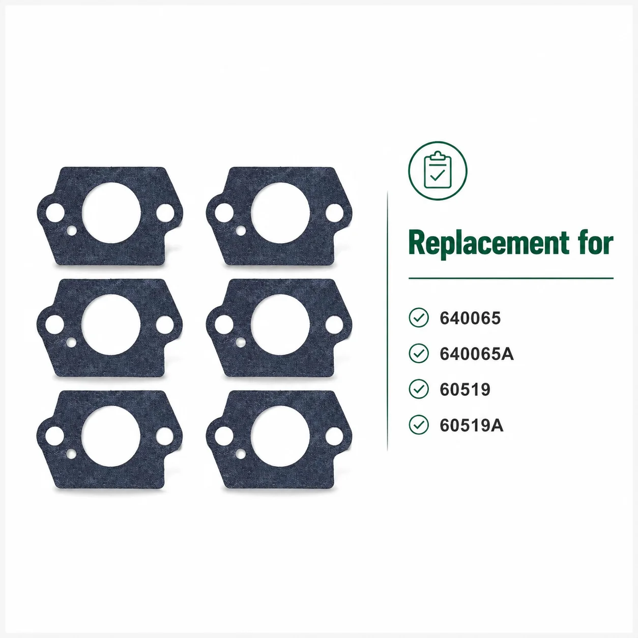 Carb Gasket 6pcs For Husqvarna 123L 223L 322C Poulan Craftman Zama Walbro Carb Mantis Tiller Weed Eater String Trimmer Chainsaw