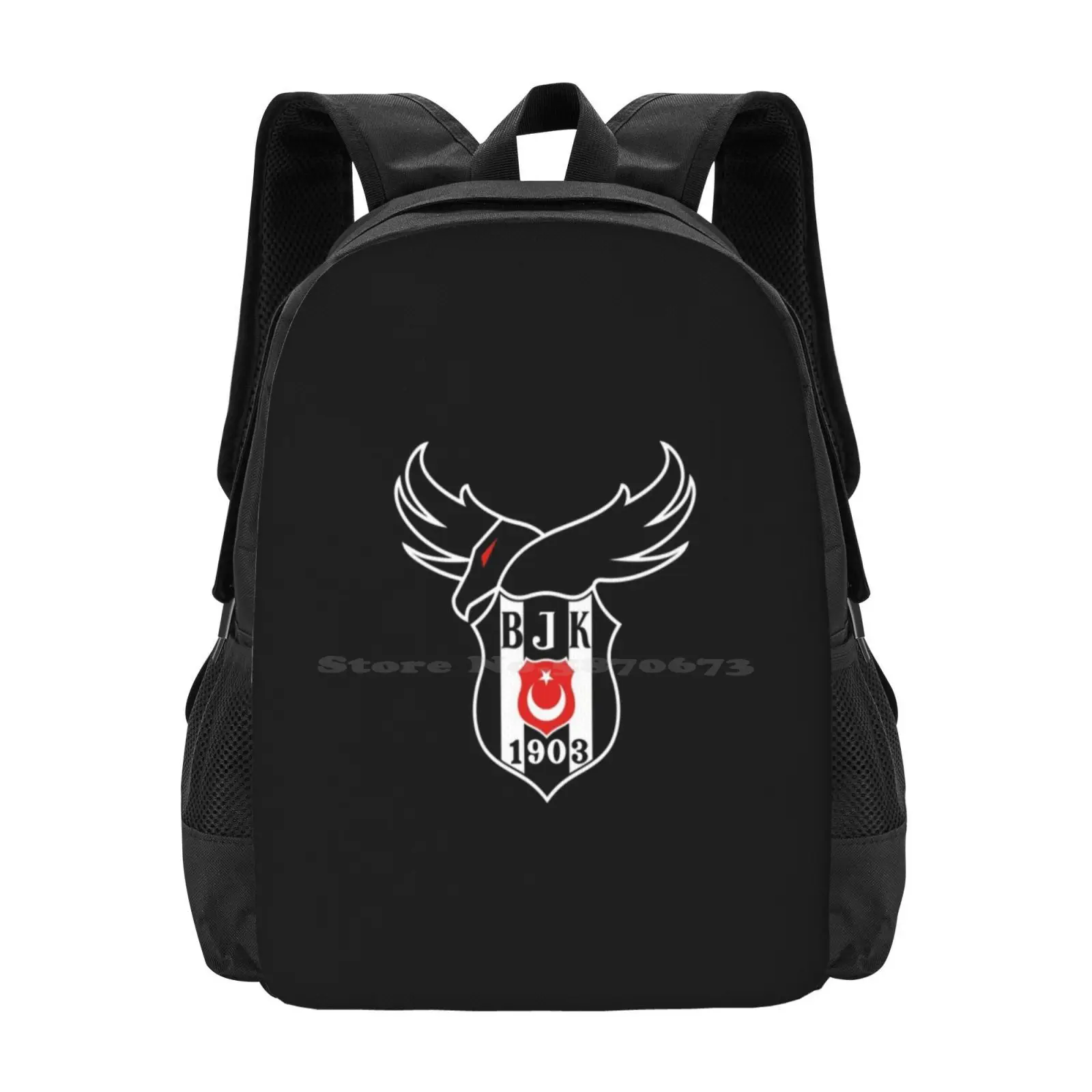 Besiktas 1903 Fashion Pattern Design Travel Laptop School Backpack Bag Besiktas Jk Besiktas Spor Besiktas Football Turkish