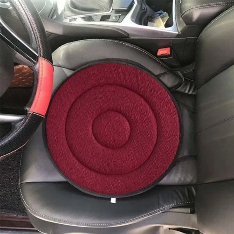 360° Rotating Seat Cushion  Car Seat Aid Chair Seat Revolving Cushion Rotation Auto Memory Foam Pad Mat