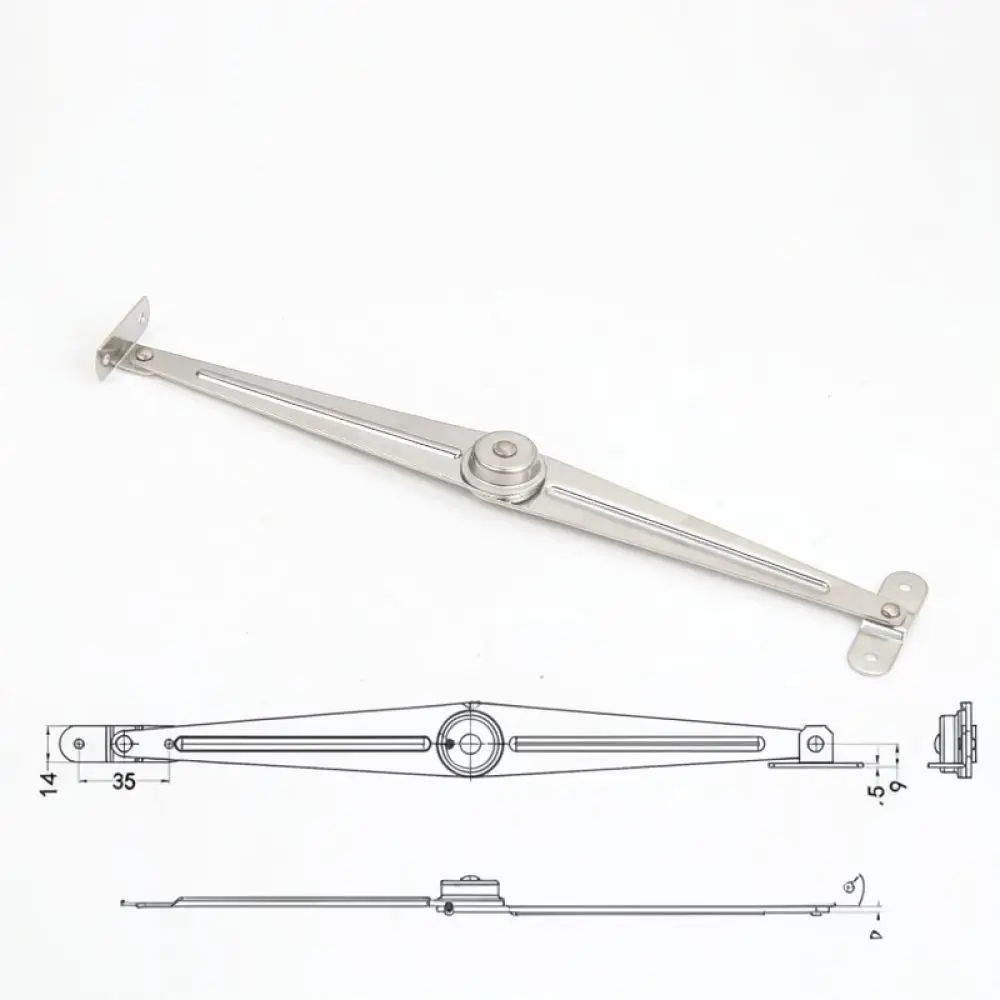 Adjustable Cabinet Door Support Rod For Distribution Box Limit Positioner Stainless Steel Gate Hardware Accessories