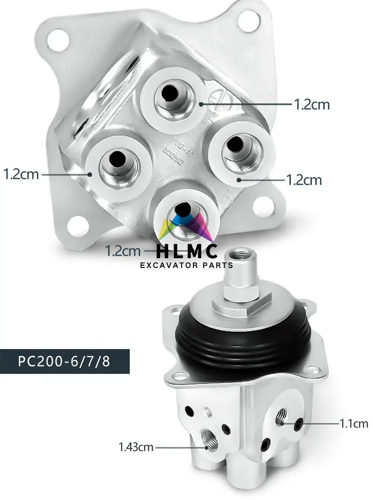 PC200-5 PC200-6 PC200-7 PC100-6 PC120-6 Excavator Pilot Valve Assy 702-16-01180 702-16-01022 702-16-03530