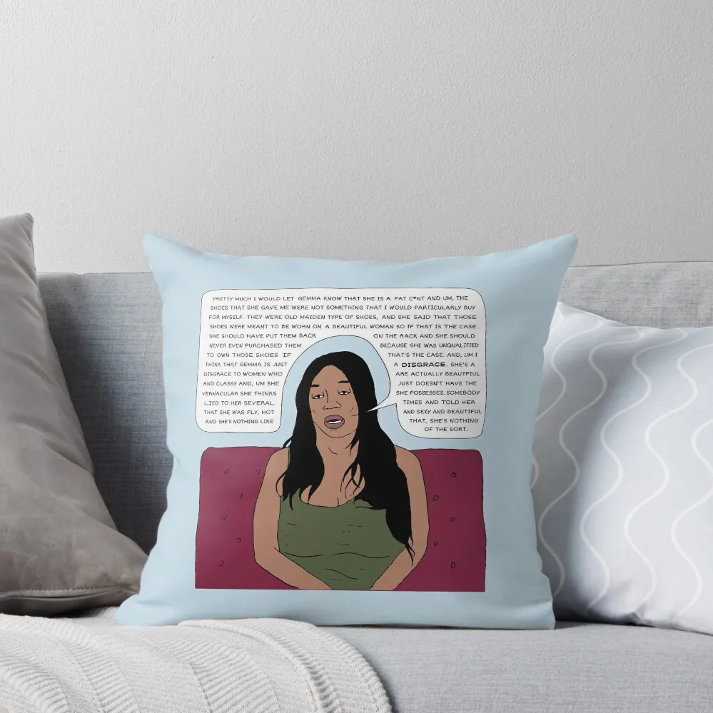 I would let Gemma know that... Throw Pillow Couch Pillows Custom Cushion pillow