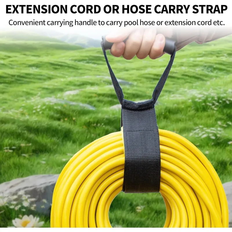 

Heavy Duty Cord Organizer Multipurpose Storage Strap With Handle Garage RV Boat Marine Workshop Cable Hose Tool Organization