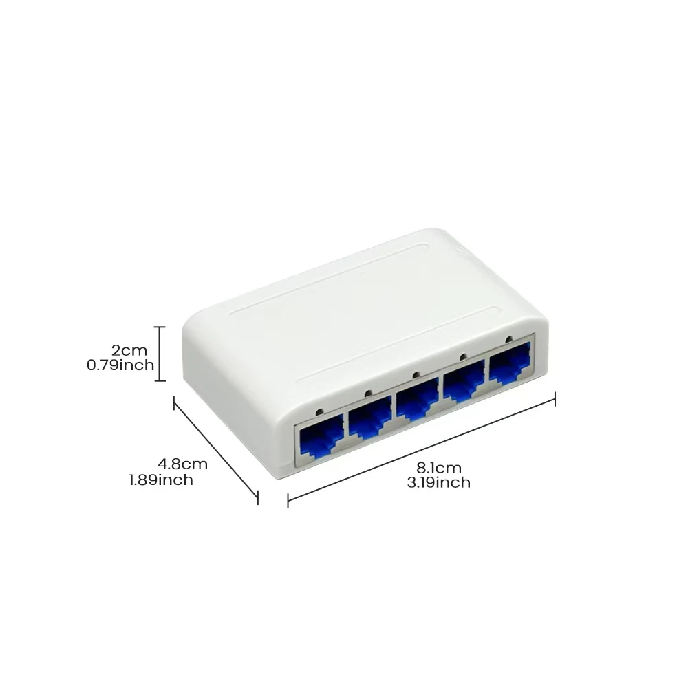 RJ45 Gigabit Ethernet switch 10/100/1000Mbps desktop interruptor de rede automático MDI/MDIX escritório universal