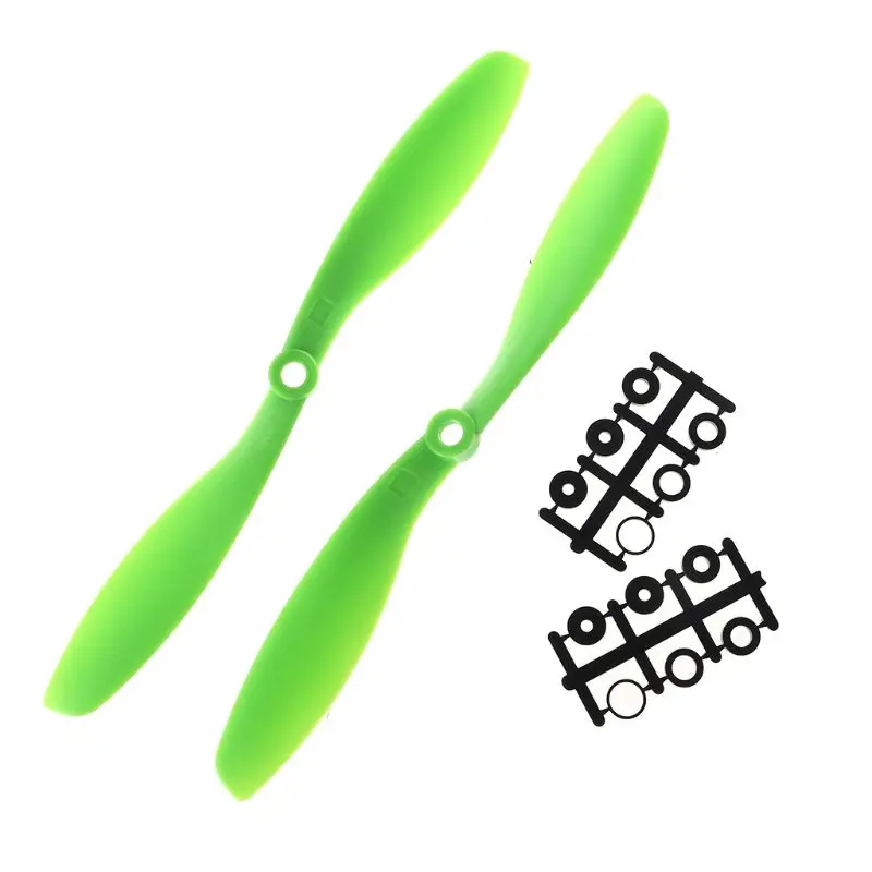 2 peças hélices plástico 8045 Prop CW CCW para avião multirotor Quadricóptero