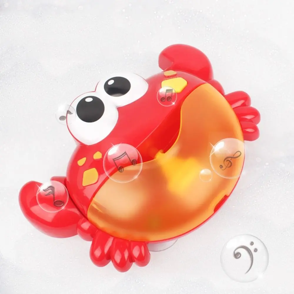 Plastics Frog Crab Bubble Machine Multipurpose Interactive Baby Bath Toys Funny Playing Water Musical Bubble Maker