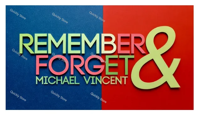 

Michael Vincent - Remember Forget Magic tricks (Instant Download) Quickly send