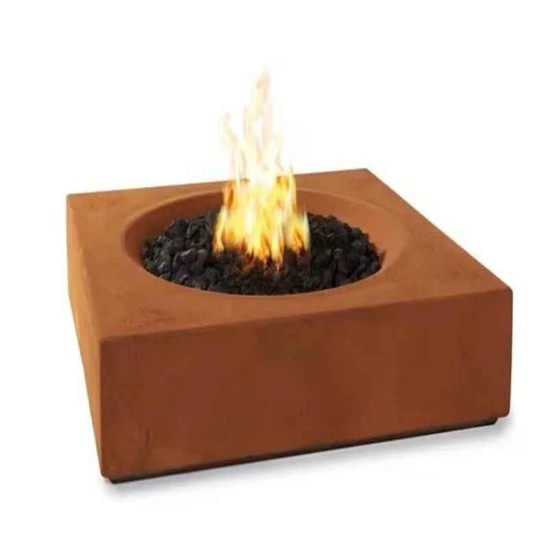 Carbon steel gas fire pit supplier Steel fire pit for heating
