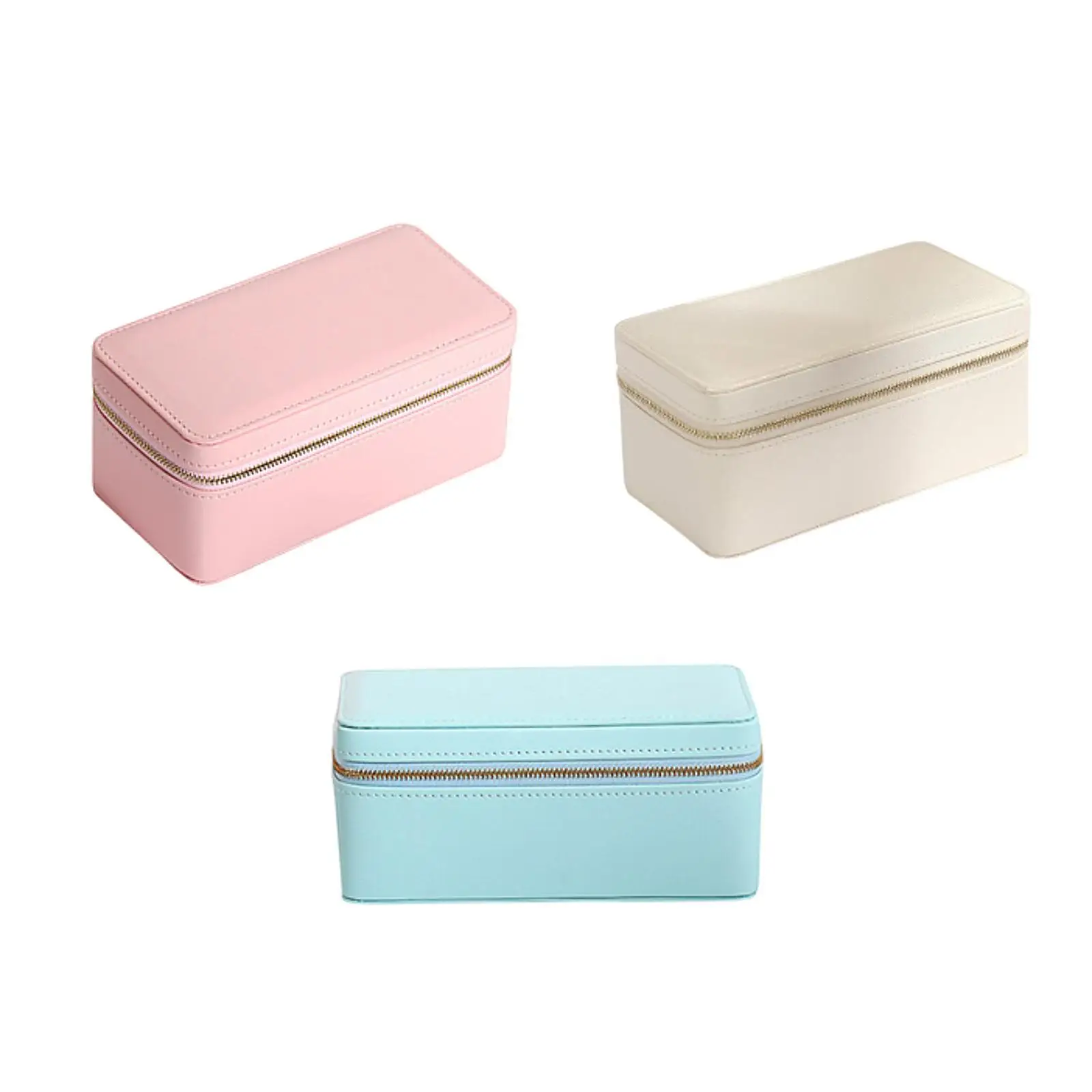 

Watch Storage Box Gifts Zip Closure Storage Box Bracelet Case for Retail Stores Art Craft Fairs Flea Markets Watches Dresser