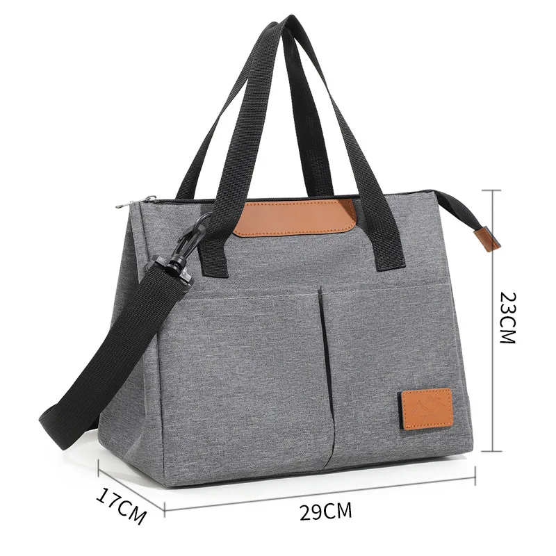 

Women's Insulated Lunch Bag Large Capacity 10L Thermal Lunchbox Tote with Leakproof 3-Layer Design Portable Food Bag For Work